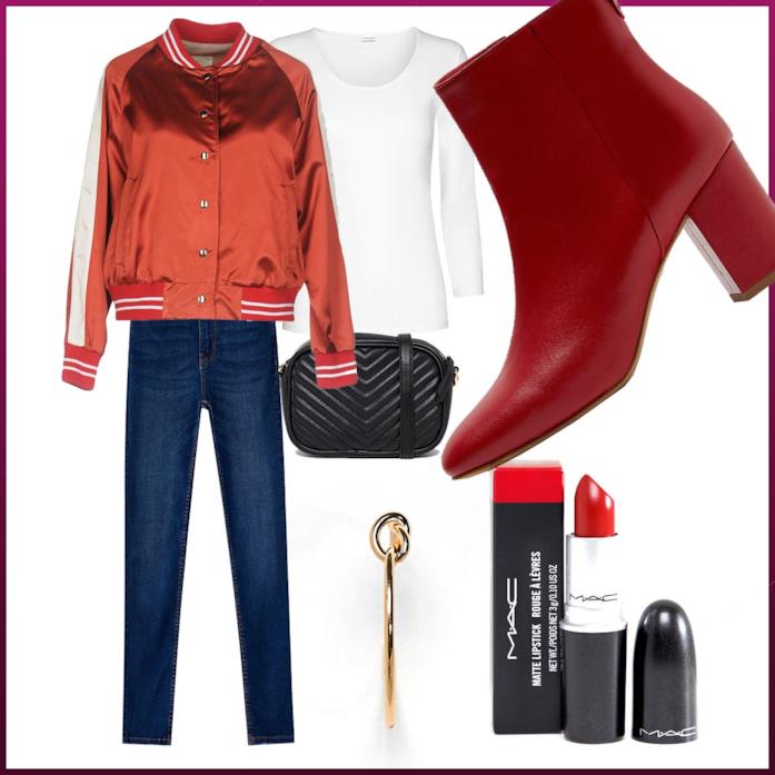 Outfit urban con bomber Outfit urban con bomber