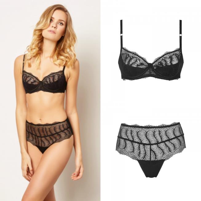 Yamamay - Mélange Wilde Weaver Modella e reggiseno e culotte Mélange Wilde Weaver