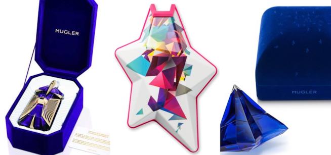 Angel saphir, Angel Arty cover, Alien Collector 24 carats le nuove limited edition Natale 2017 dei profumi Thierry Mugler Le edizioni limitate Natale 2017 di Alien e Angel di Thierry Mugler