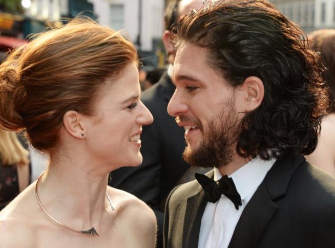 Kit Harington e Rose Leslie Gli attori de Il trono di spade Kit Harington e Rose Leslie