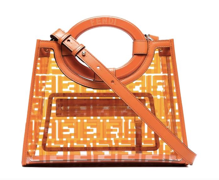 Borsa Fendi Borsa Fendi arancio e PVC