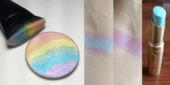 L'illuminante di Bitter Lace Beauty e l'Unicorn Tears di Too Faced I prodotti per il make-up unicorn più desiderati del web