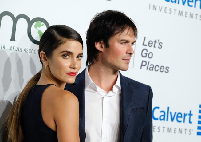 Ian Somerhalder e Nikki Reed sono diventati genitori di una bambina Ian Somerhalder e Nikki Reed su un red carpet