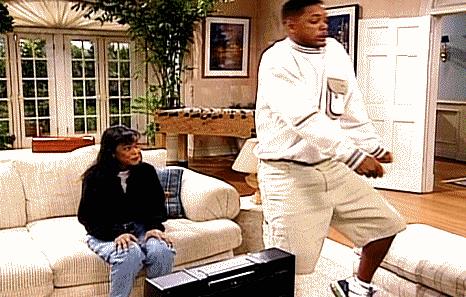 Willy, il Principe di Bel-Air Will Smith che balla in un episodio di Willy, il Principe di Bel-Air