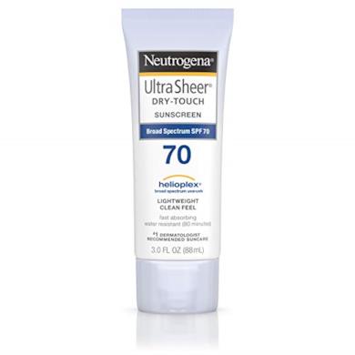 Neutrogena Ultra Sheer Dry-Touch Sunscreen, SPF 70