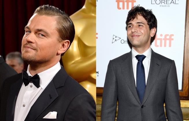 Xavier Dolan e Leonardo DiCaprio Gli attori Xavier Dolan e Leonardo DiCaprio