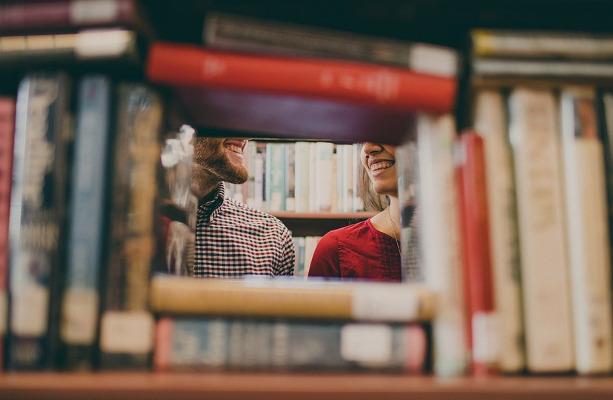 Visto per gli studenti USA Studenti in biblioteca