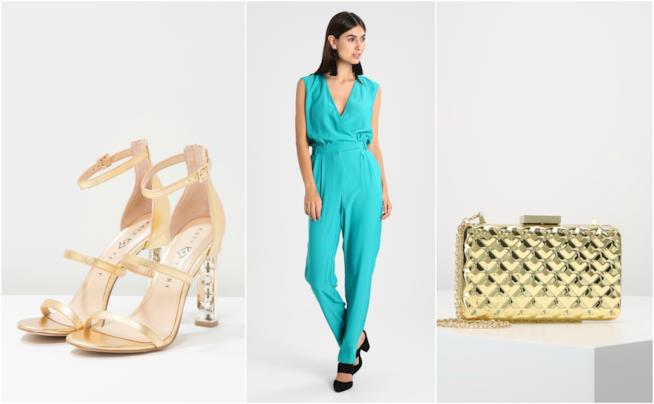 Jumpsuit, scarpe e borsa come Jasmine Vestiti e accessori di tendenza come Jasimine