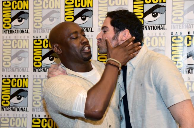 Tom Ellis al San Diego Comic-Con L'attore Tom Ellis