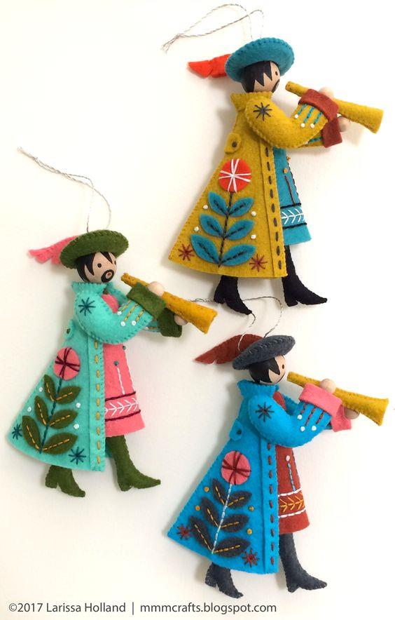 Addobbi folk per Natale Addobbi artigianali folk