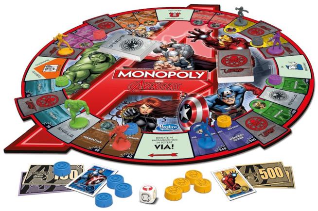 Il Monopoli degli Avengers Monopoly Avengers edition