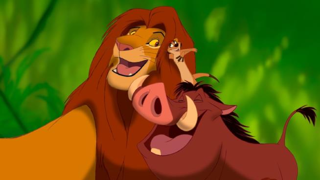 Il Re Leone Una scena de Il Re Leone