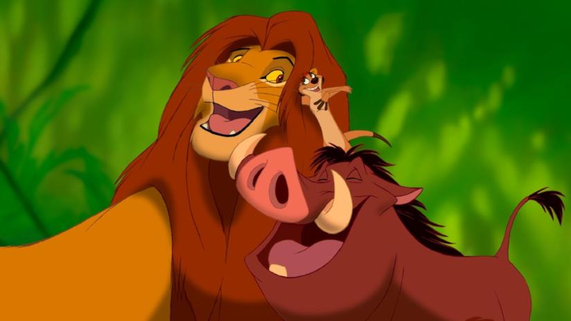 Il Re Leone Una scena de Il Re Leone