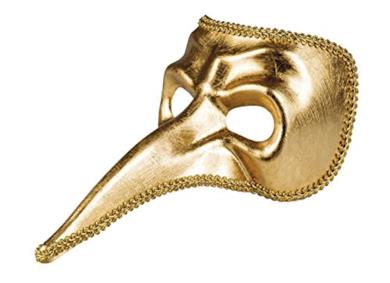 Maschera per gli occhi Venice oro