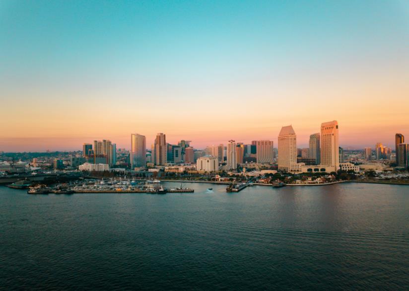Cityscape di San Diego Vista di San Diego