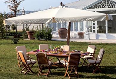 Ombrellone da Giardino Decentrato 3x3 mt