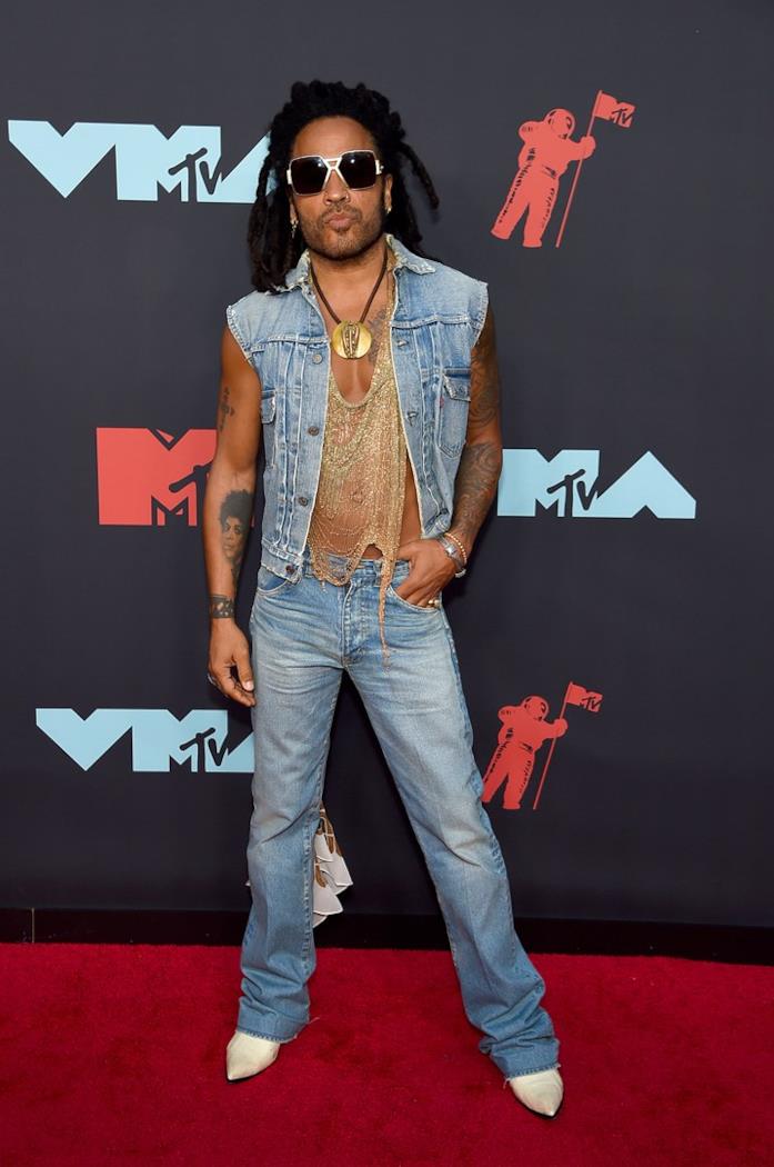 Lenny Kravitz Lenny Kravitz sul red carpet dei VMA 2019
