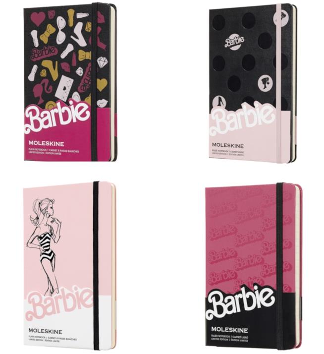 I taccuini Moleskine di Barbie Le Moleskine della collezione Barbie