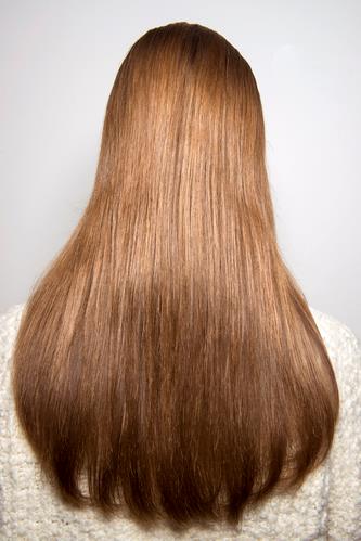 Capelli biondo scuro Capelli biondi lunghi e lisci