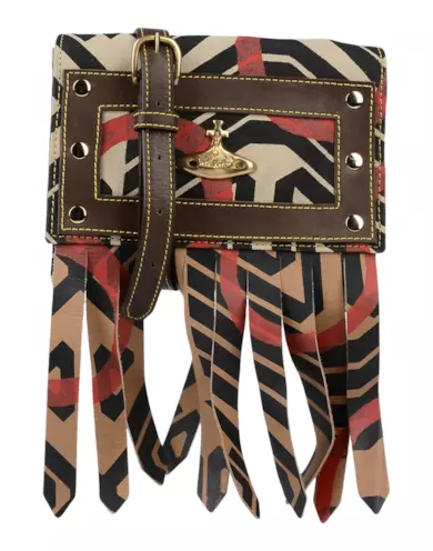 Borsa a tracolla con le frange