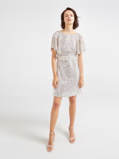 Abito midi di paillettes