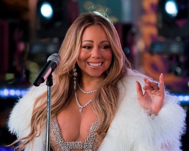 Mariah Carey al concerto di capodanno 2018 La cantante Mariah Carey