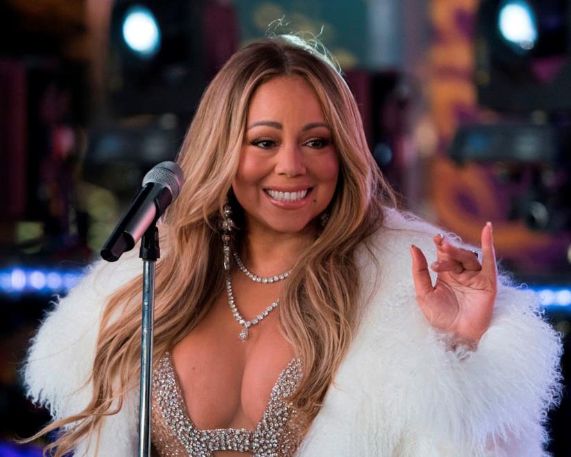 Mariah Carey al concerto di capodanno 2018 La cantante Mariah Carey