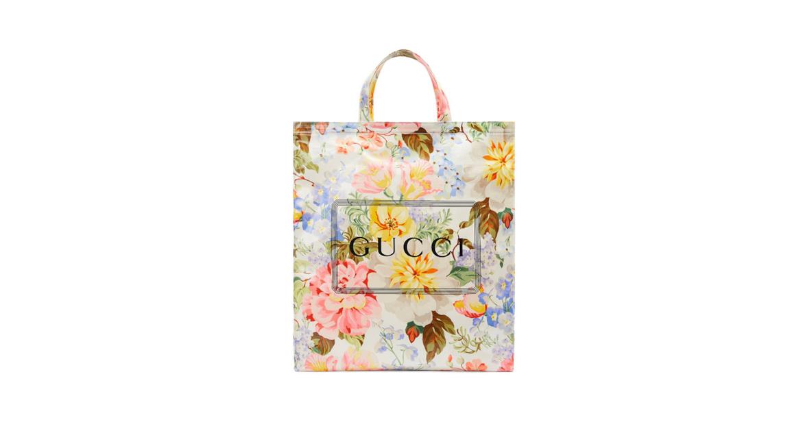 La shopper Gucci a fiori