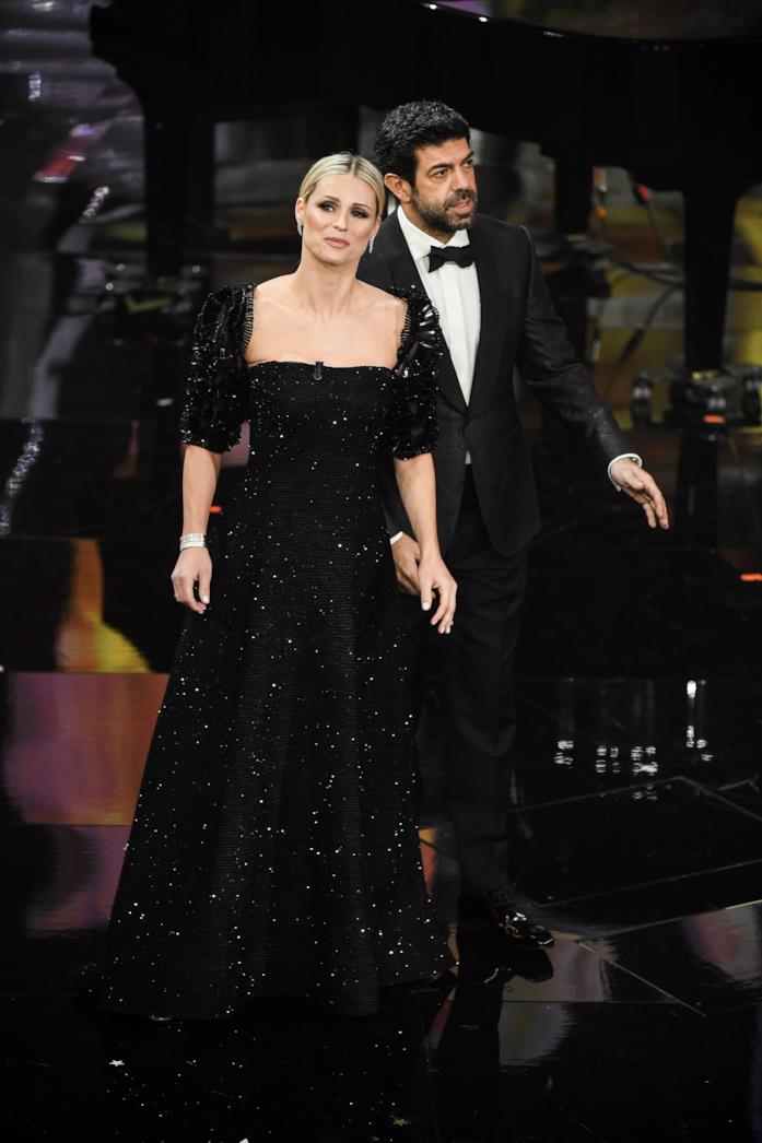 Michelle Hunziker in Armani Michelle Hunziker in Armani
