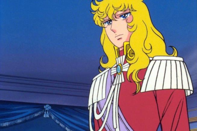 Una scena dell'anime Lady Oscar Un'immagine di Lady Oscar