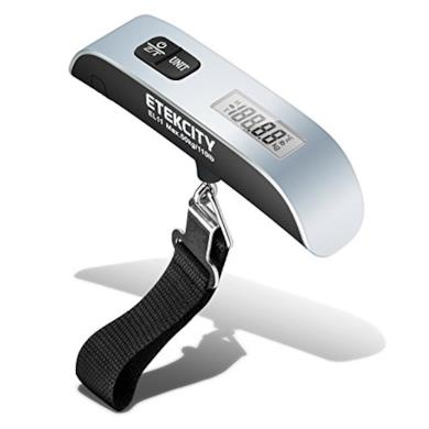 Bilancia Digitale Pesa Bagaglio Valigie 50kg/110lb