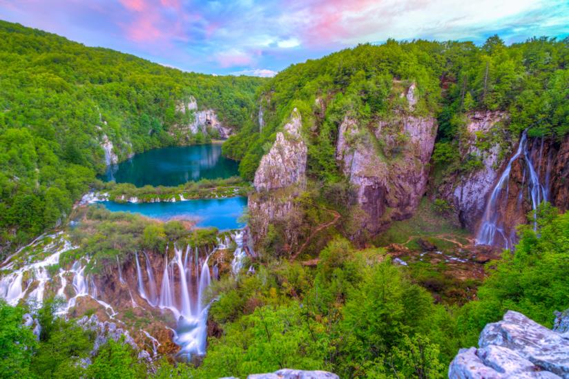 Le stupende cascate di Plitvice il Parco Nazionale di Plitivice