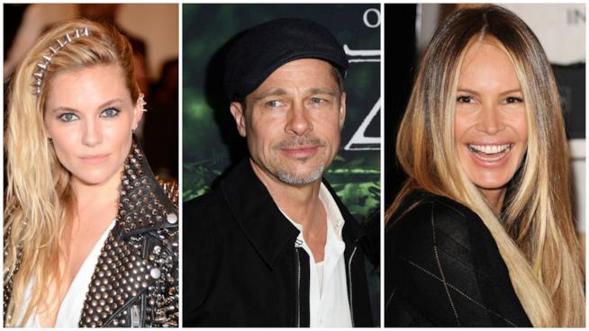 Brad Pitt non sta con Sienna Miller e neppure con Elle Macpherson Brad Pitt tra Sienna Miller e Elle Macpherson