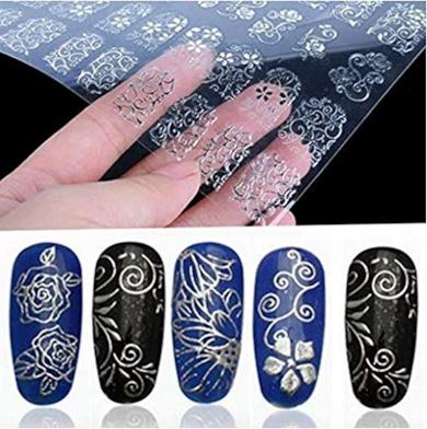 Adesivi floreali per nail art