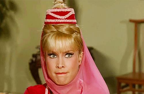 Strega per Amore Barbara Eden nei panni di Jeannie