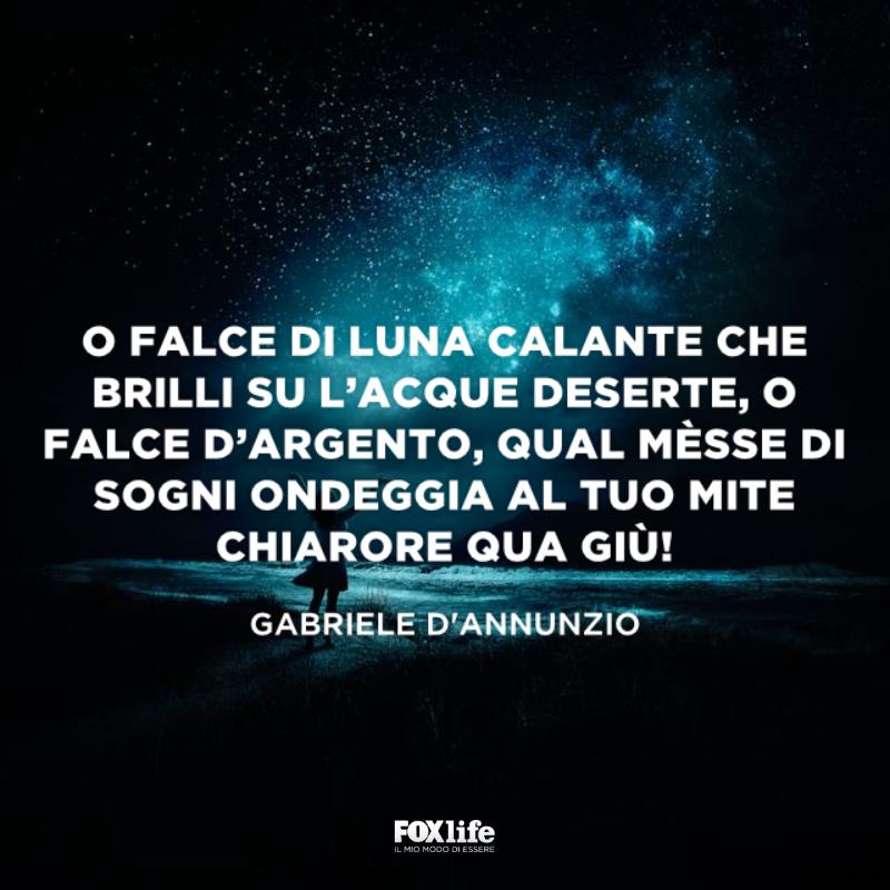 Poesia D'Annunzio Ragazza su un promontorio sul mare