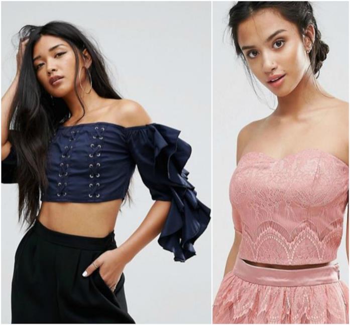 Corsetto con rouches e pizzo moda estate 2018 I corsetti di moda per la primavera estate 2018