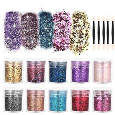 Face Glitter, Brillantini Decorazioni