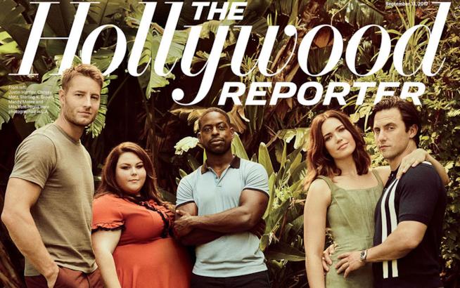 Il servizio fotografico dell'Hollywood Reporter dedicato a This is Us Il cast di This is Us in copertina sull'Hollywood Reporter