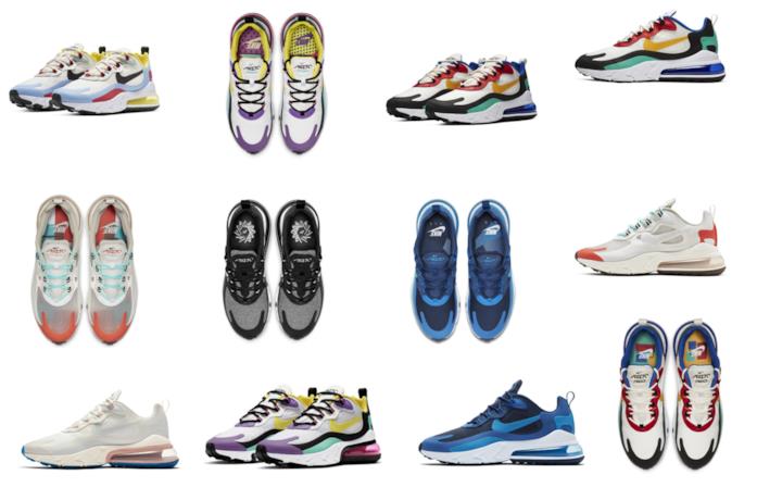 Air Max 270 React color block Air Max 270 React color block