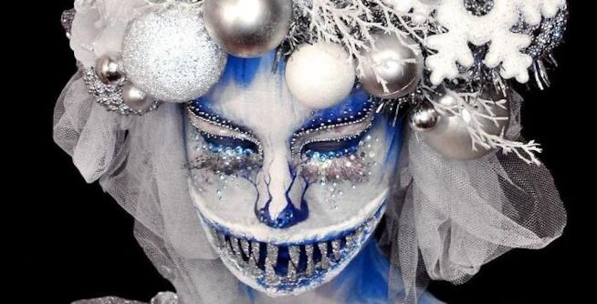 Il face painting di Ines Kus Il viso dipinto di Ines Kus