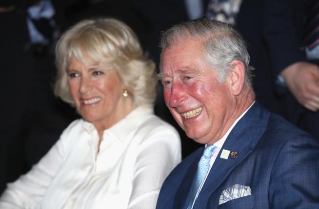 Il principe Carlo e Camilla al mare Carlo e Camilla Parker Bowles