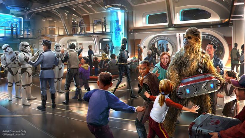 Star Wars: Galactic Starcruiser Concept art per lo Star Wars: Galactic Starcruiser