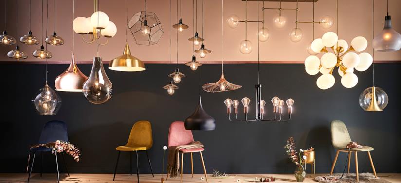 Maisons du Monde - catalogo illuminazione Un'immagine dei lampadari di Maisons du Monde