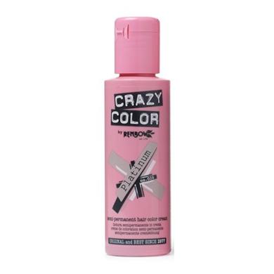 Crazy Color Crema Colorante Vegetale per Capelli, Platinum