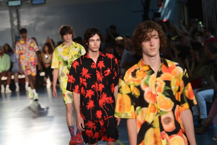 Milano Moda Uomo Una sfilata della Milano Moda Uomo
