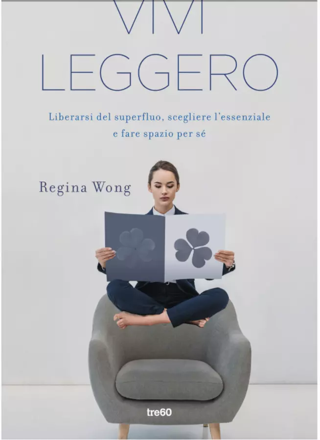 La cover del libro Vivi leggero La copertina del libro della blogger Regina Wong