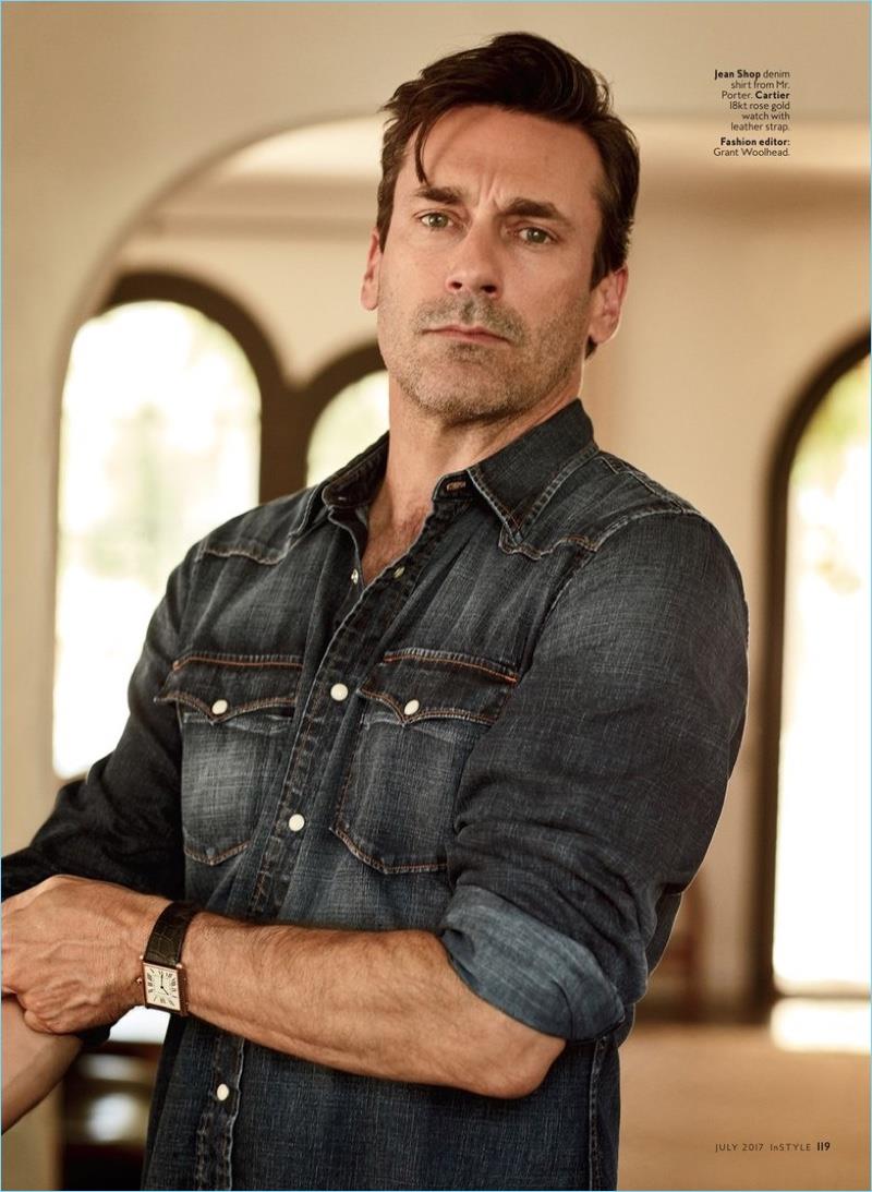 Jon Hamm si racconta su InStyle e posa per alcuni scatti sexy Jon Hamm super sexy su InStyle