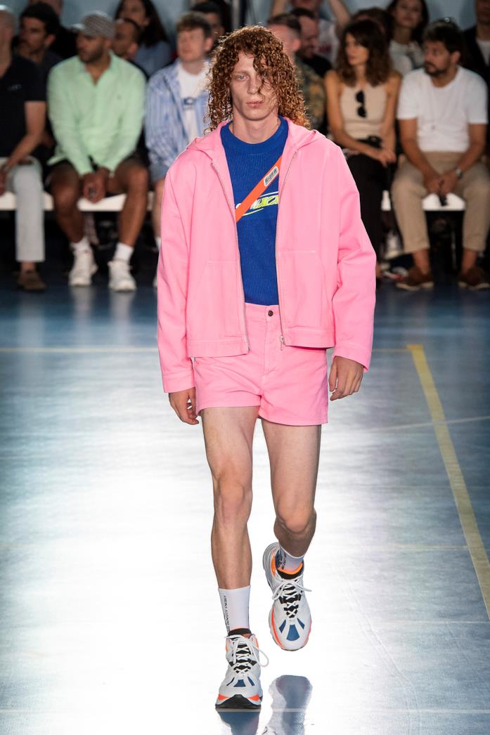 Sfilata MSGM Un look della sfilata MSGM