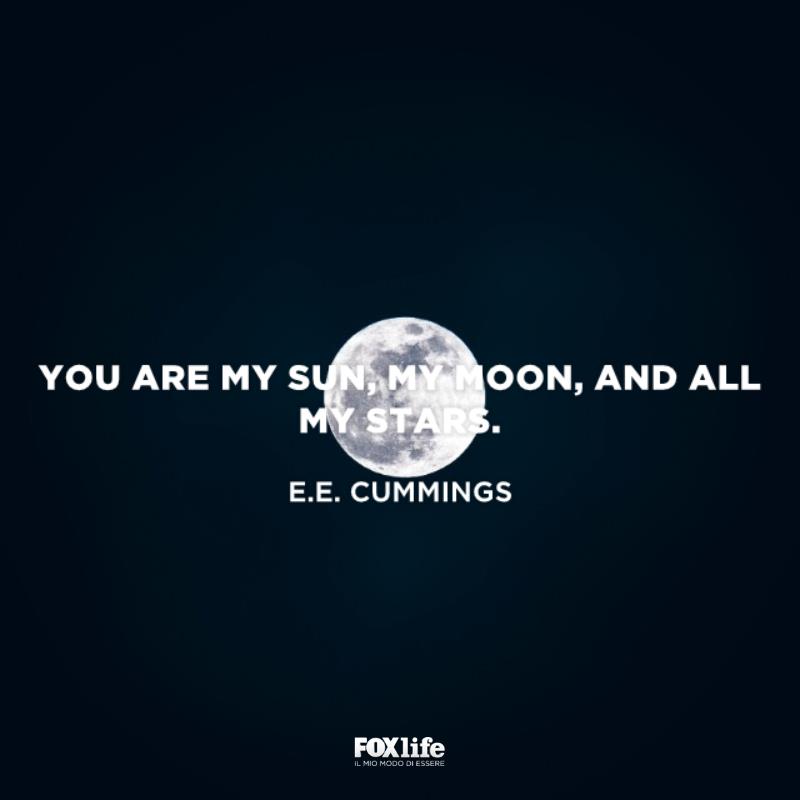 Frase Cummings Luna piena nel cielo scuro